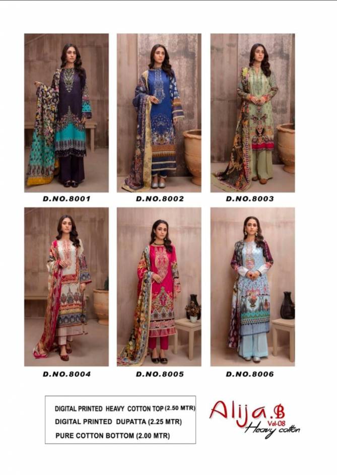 Keval Alija B 8 Exclusive Latest Fancy Designer Casual Wear Karachi Dress Material Collection
